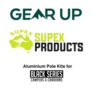 Supex Aluminium Pole Kits to suit Black Series FF Camper Trailers