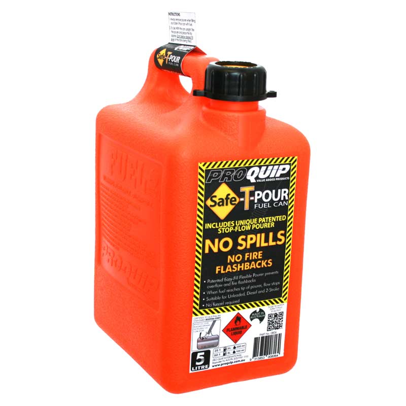 Pro Quip Safe-T-Pour 5lt Plastic Fuel Can