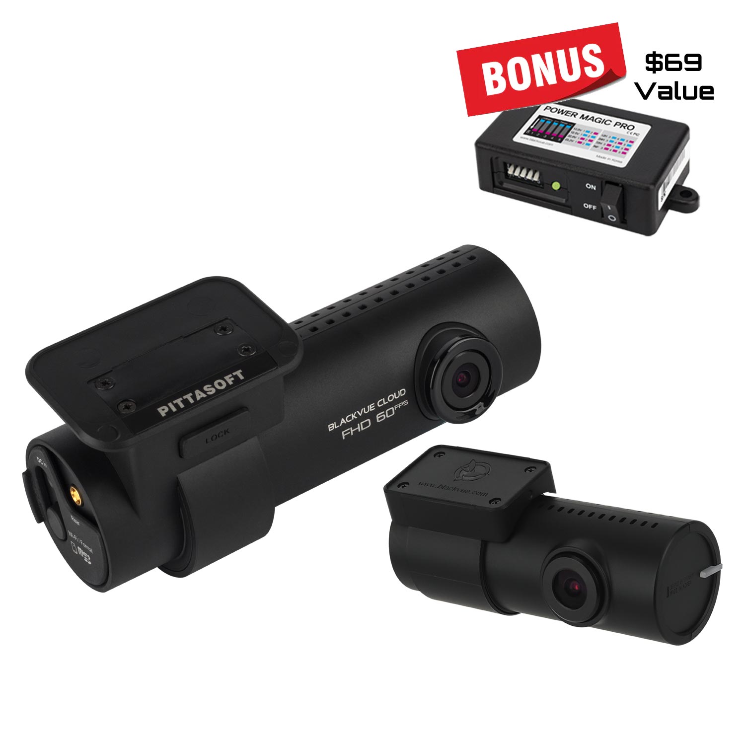 Blackvue DR750S-2CH 32gb Dashcam Kit