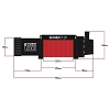 Carbon 12K 12000lb Electric Winch With Red Rope & Hook (VER. 2)
