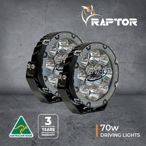 Raptor 70 LED 7″ Driving Light (Pair)
