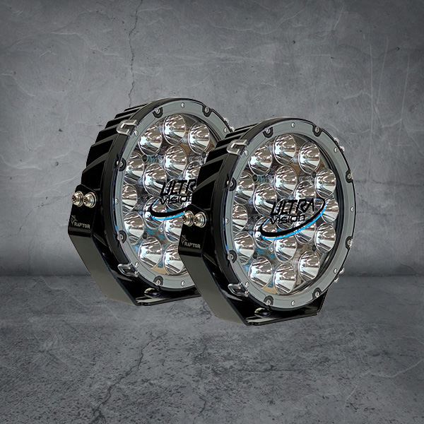 Raptor 120 LED 9″ Driving Light (Pair) 5700K