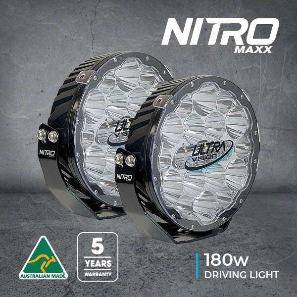 NITRO 180 Maxx LED Driving Light (Pair)