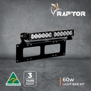 Raptor 60 LED 14.5″ Light Bar Number Plate Kit