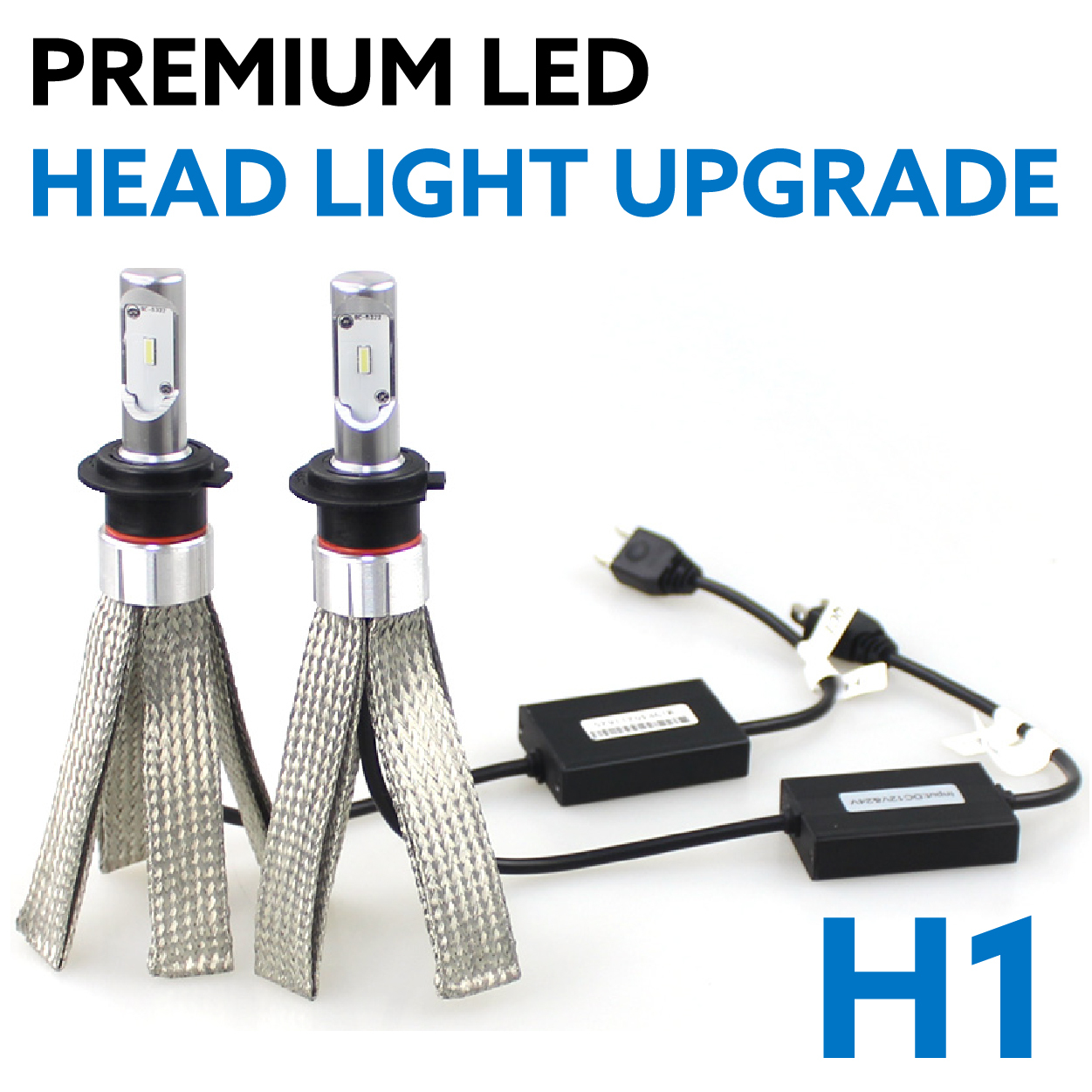 H1 Single Beam LED Headlight Upgrade Kit