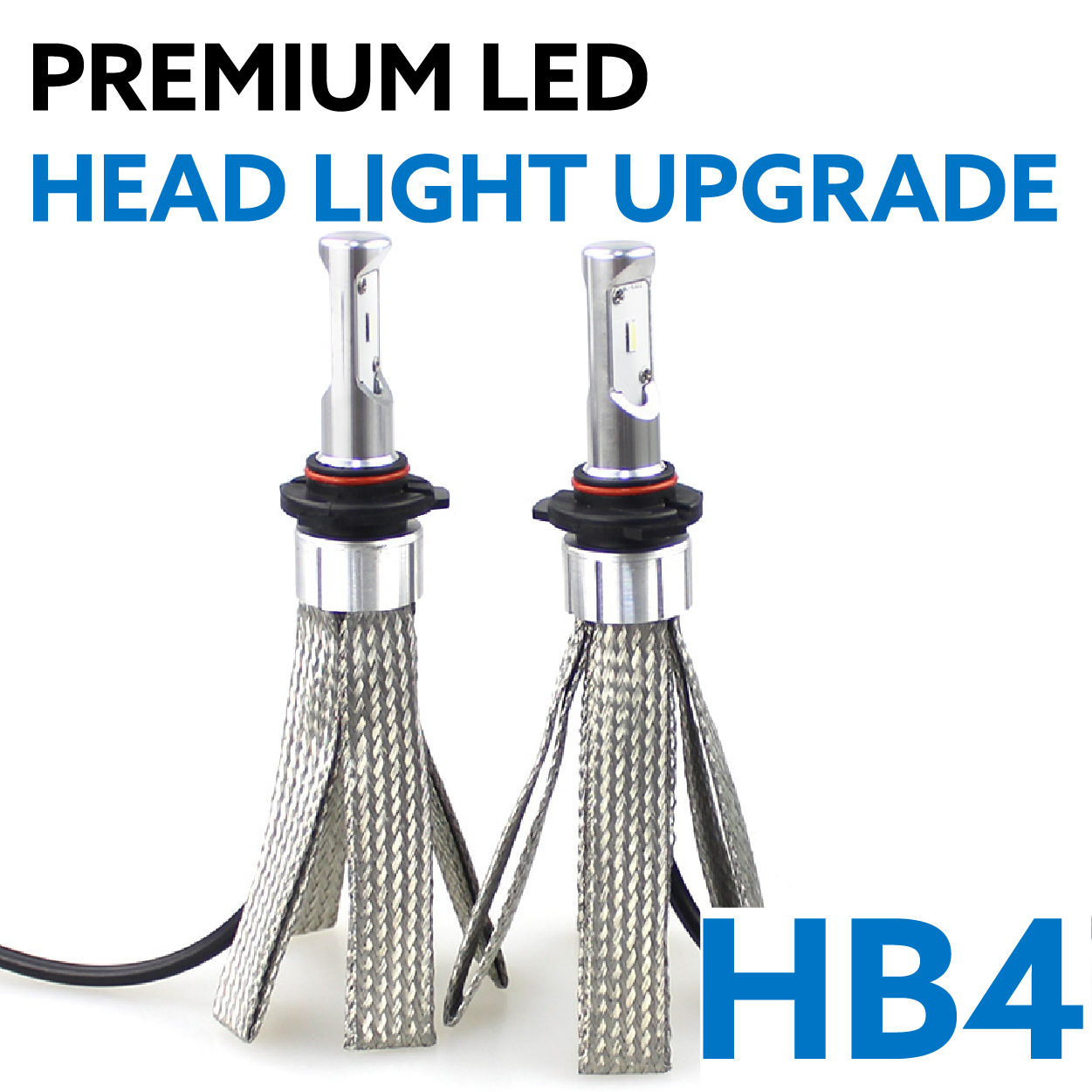 HB4 / 9006 Single Beam LED Headlight Bulb Globe Upgrade Kit 5700K Canbus
