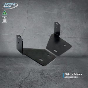 Nitro Maxx Light Bar Brackets to suit Rhino Pioneer Platform (below rack)