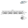 NITRO Maxx 205W 24″ LED Light Bar
